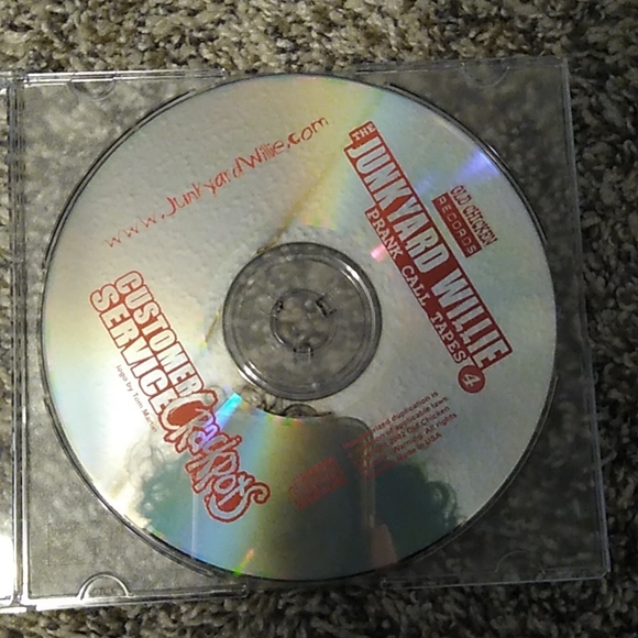 The Junkyard Willie: Prank Call Tapes 4 CD - Picture 4 of 4
